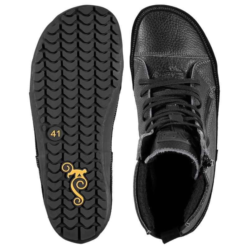 Męskie buty barefoot na cały rok - Alaskan Light Black