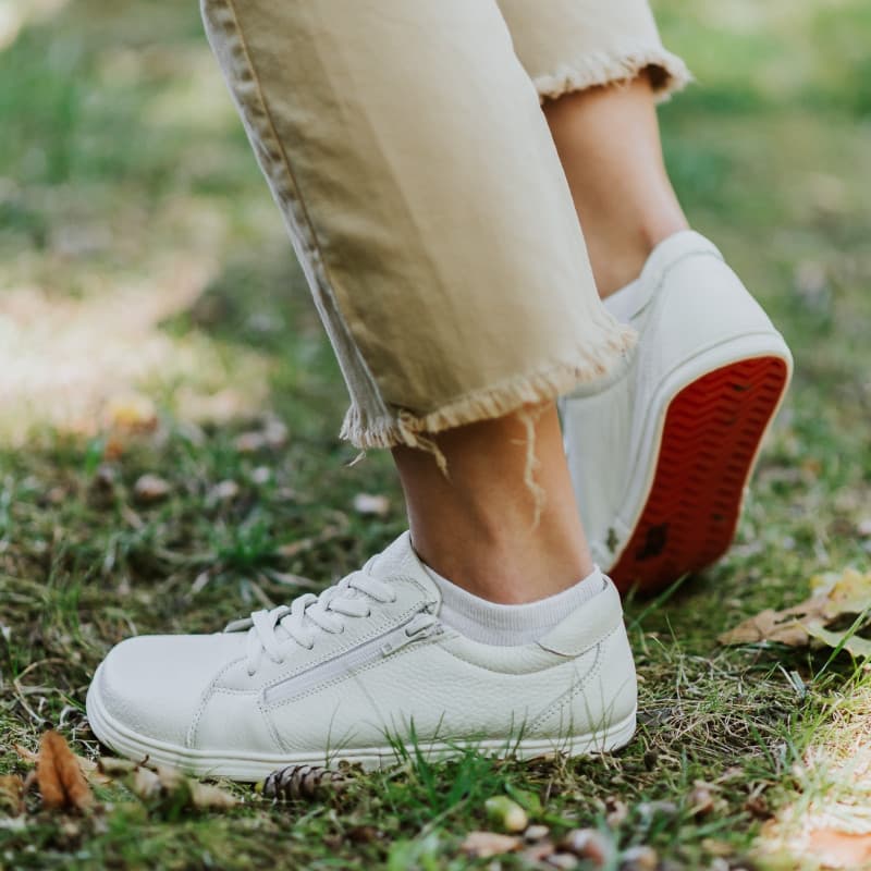 Damskie sneakersy barefoot – ECHO WHITE