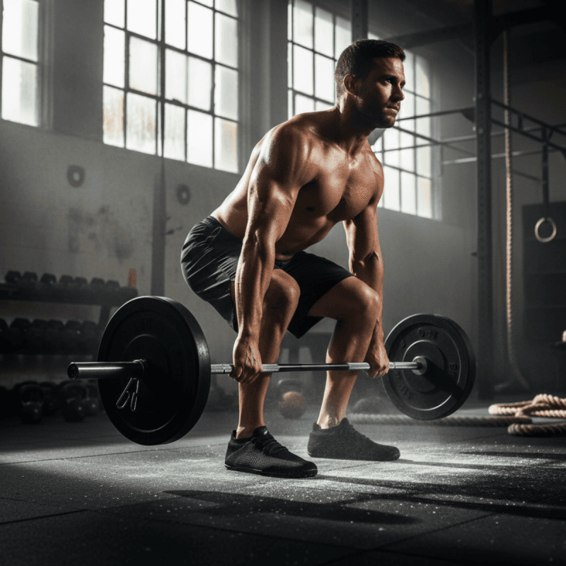 Męskie sportowe buty barefoot na siłownię - MAX BLACK