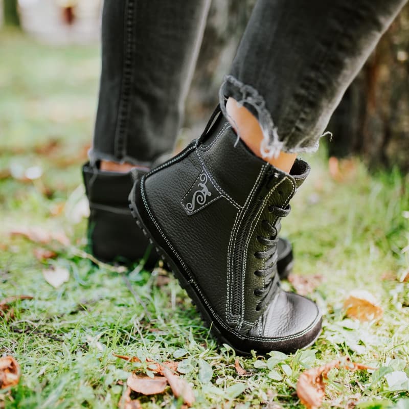 Męskie buty barefoot na cały rok - Alaskan Light Black