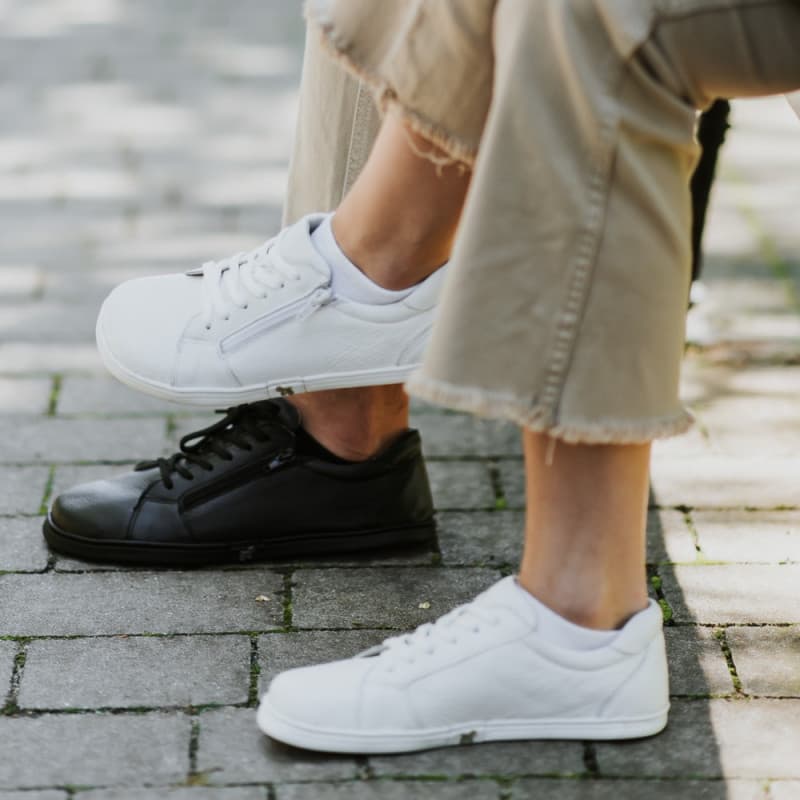 Damskie sneakersy barefoot – ECHO WHITE